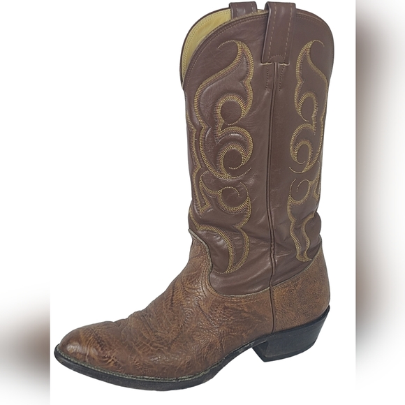 Nocona Men's Brown Boots size 9d - Picture 3 of 10